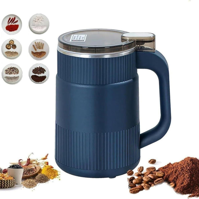 Kitchen Upgrade- Stainless Steel Multi-Purpose Grinder for Herbs,Spices,Nuts,Grain,Coffee & More!