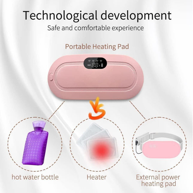 No more silent suffering due to Menstrual Cramps- The new Portable Cordless Heating Pad is here for you