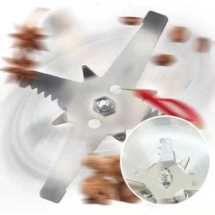 Kitchen Upgrade- Stainless Steel Multi-Purpose Grinder for Herbs,Spices,Nuts,Grain,Coffee & More!